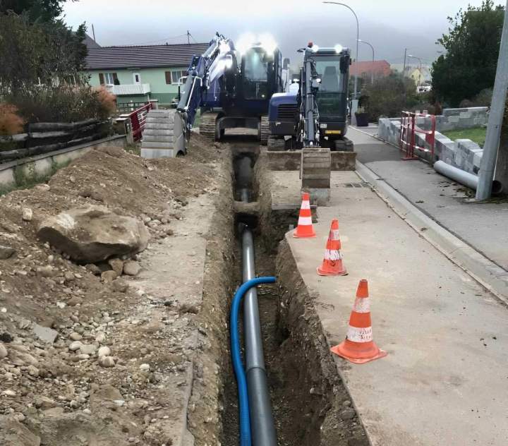 Installation de canalisations Berrwiller